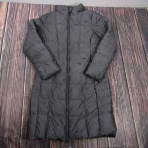 The North Face Jacket Womens Small Gray 550 Down Quilted Puffer Coat NF0A2TAN